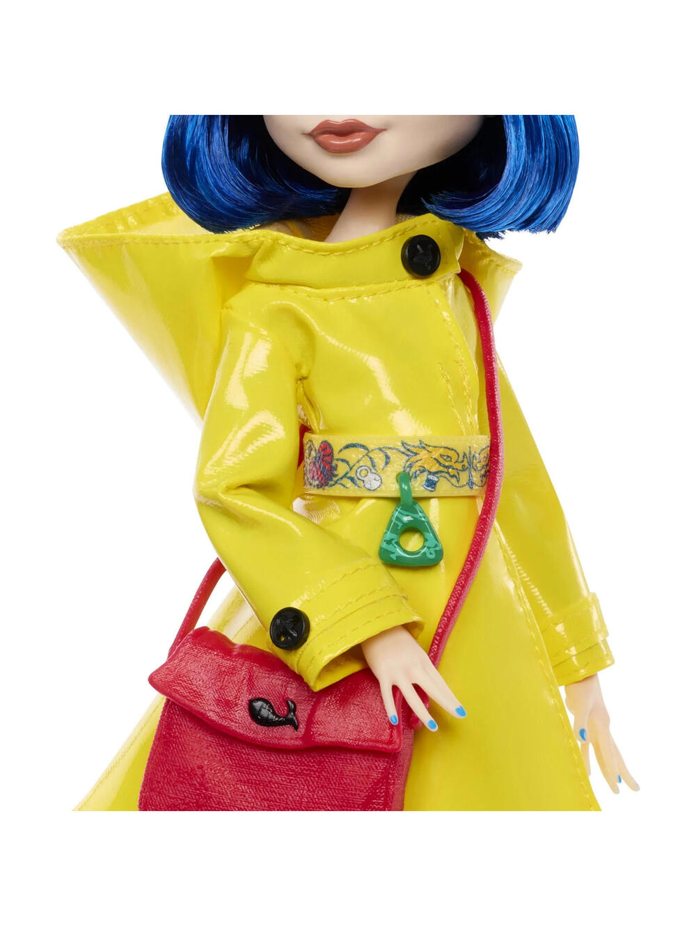 Monster High Skullector Coraline Collectible Doll in Yellow Raincoat IN STOCK - Picture 7 of 7